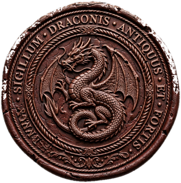 Sello del símbolo Dragón